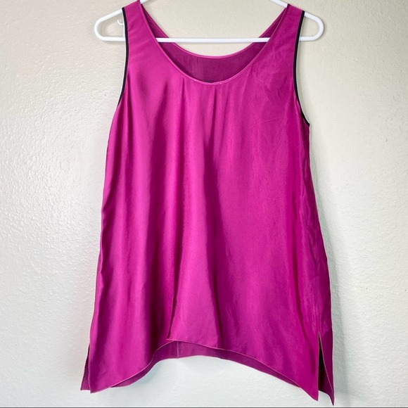 Forte_Forte Satin Scoop Neck Camisole Tank - Picture 2 of 6